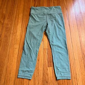 Athleta Leggings Womens Medium Green Ulta High Rise Elation 7/8 Tight